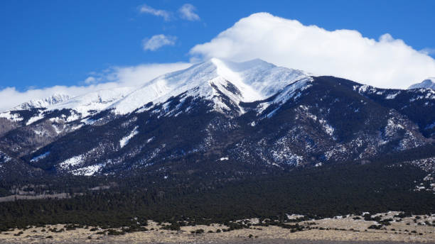 istock High mountain covers by snow in the winterv 1057910504
