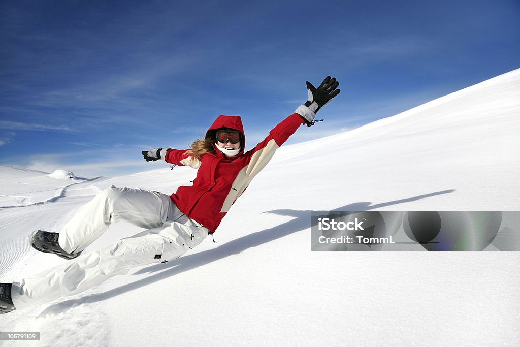 snow fun  Snowboarding Stock Photo