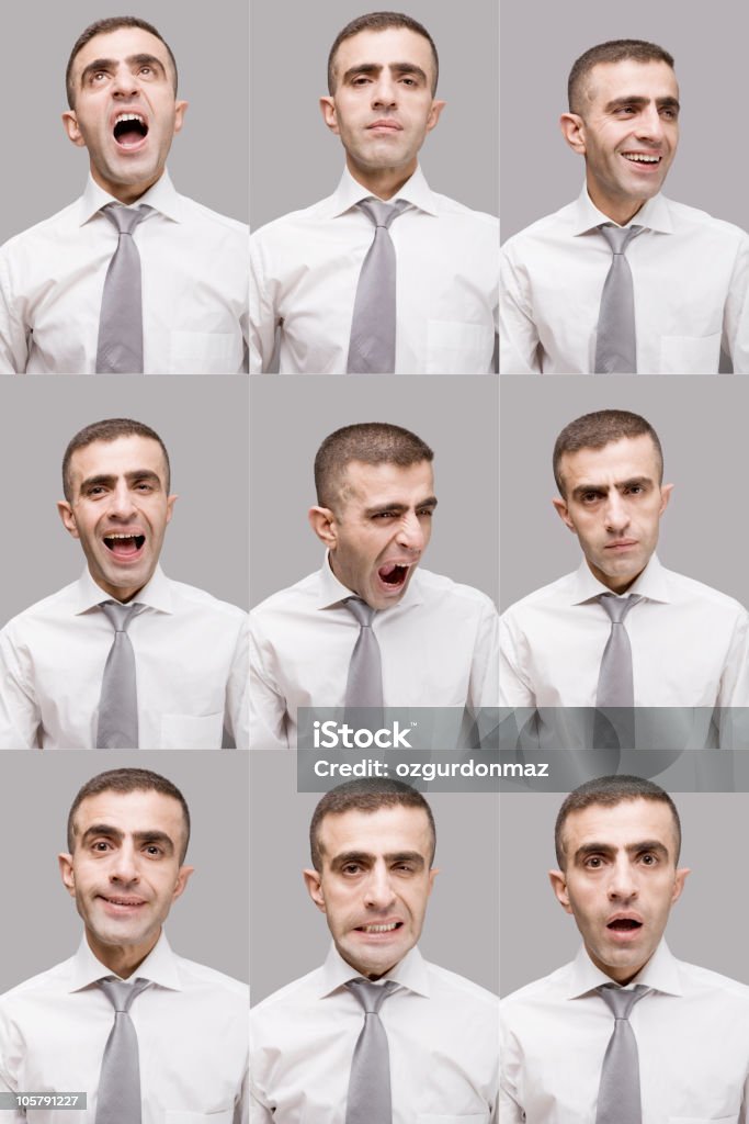 ビジネスマンの顔 - 表情のロイヤリティフリーストックフォト
