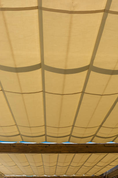 istock Cable tensioning awnings as an effective shade dispenser 1057913854