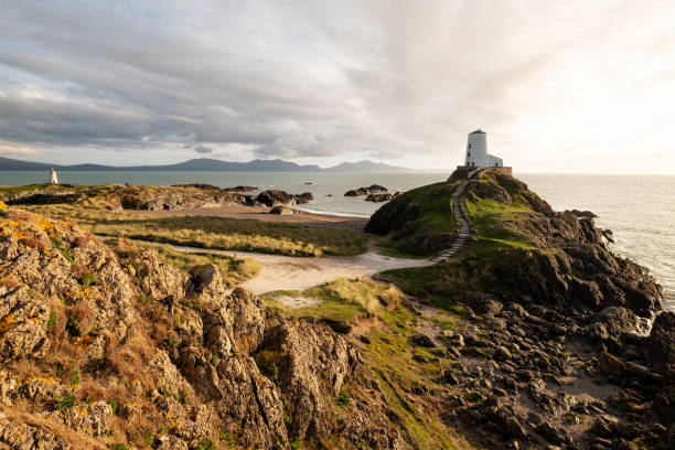 istock Llanddwyn Island, Anglesey, Wales with Obsolete Lighthouse 1057924484