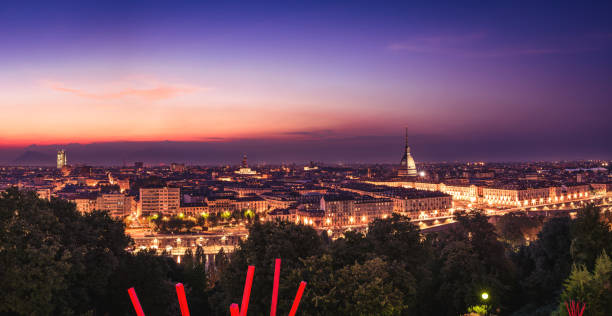 Landscapes and monuments of the city of Turin