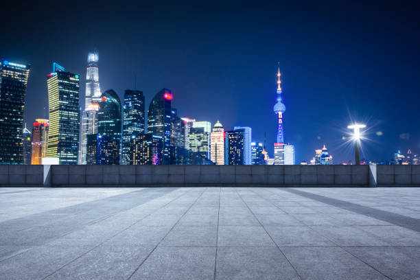 istock Shanghai at night, China 1057939980
