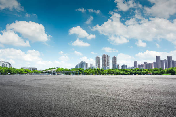 istock Modern roads and buildings 1057940614