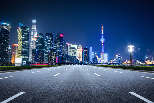 istock Shanghai at night, China 1057942846