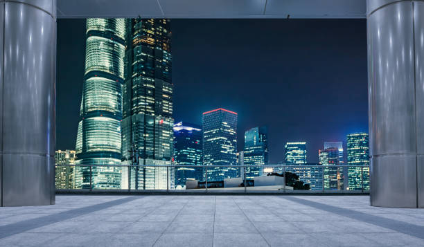 istock Shanghai at night, China 1057943806
