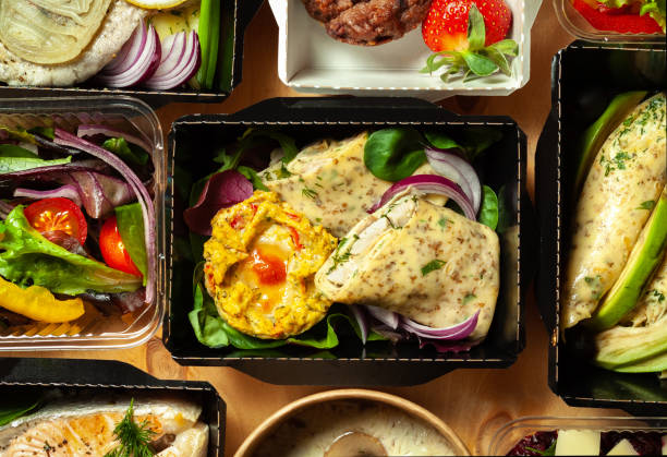 istock Rolls with chicken, basil and yalta onion 1057947332