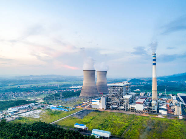 istock Aerial thermal power plant 1057950412