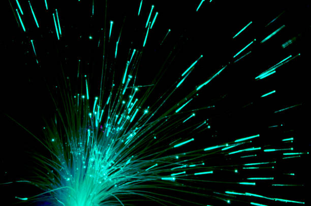 istock Abstract background with optical Fibers 1057952902