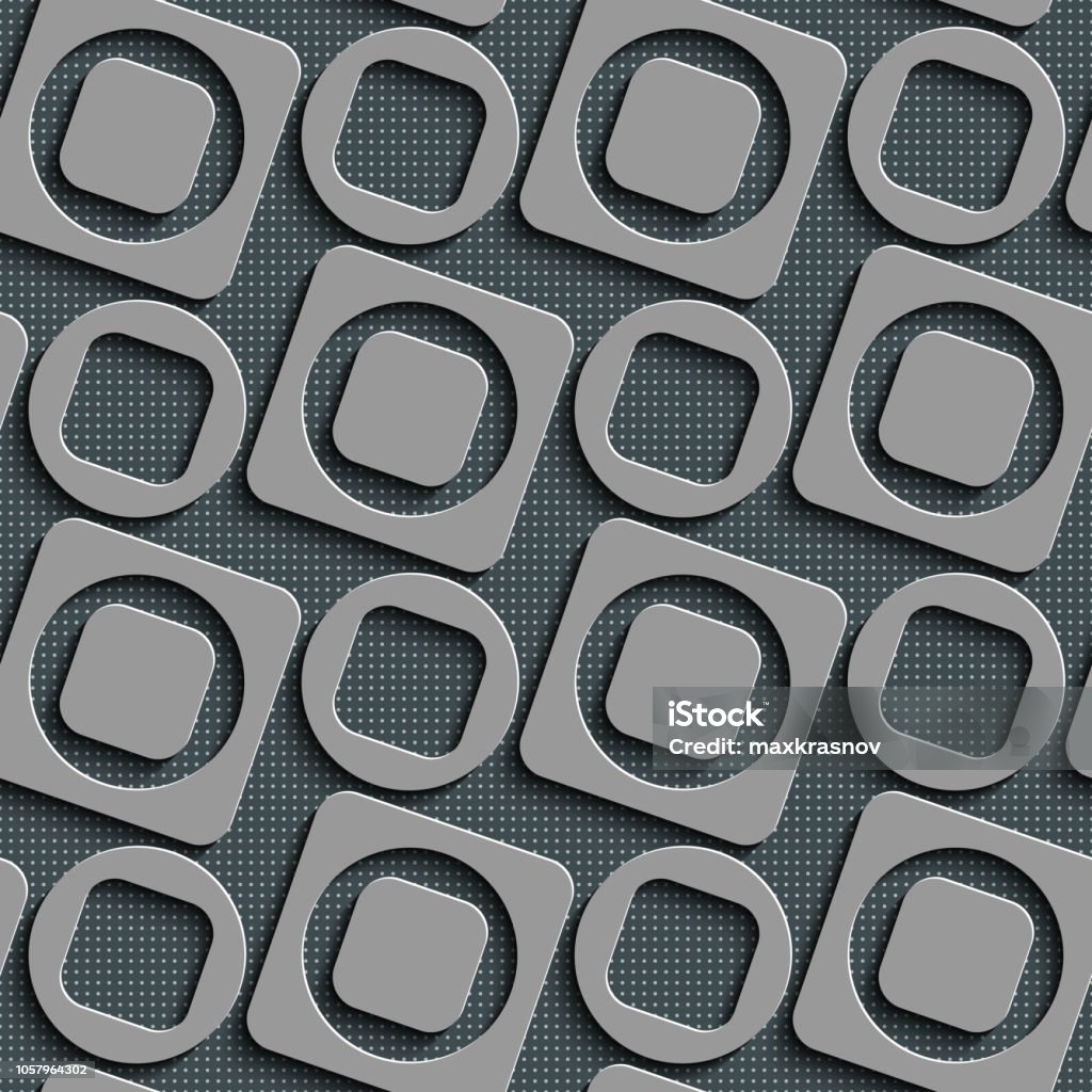 Circle Square Pattern Example Seamless Square And Circle Pattern Stock Illustration - Download Image ...