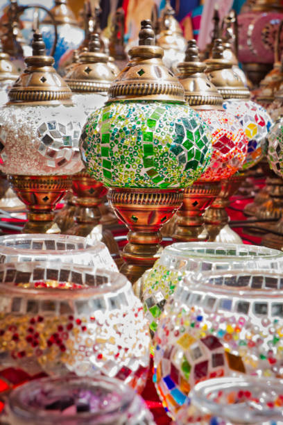 istock Beautiful glass lamps 1057970622
