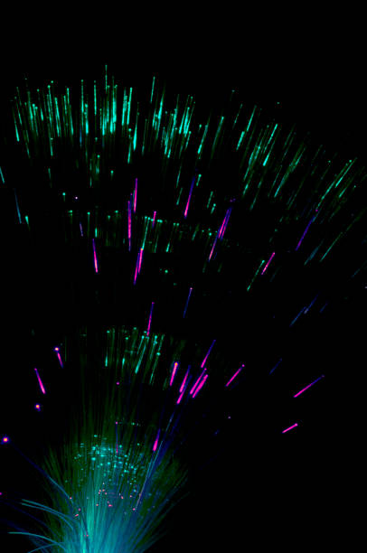 istock Abstract background with optical Fibers 1057971232