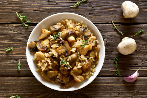 istock Risotto with mushrooms 1057971378
