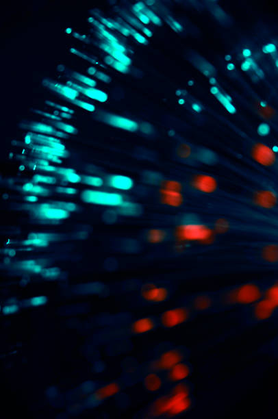 istock Abstract background with optical Fibers 1057973378