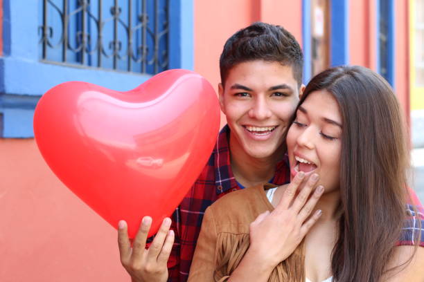 istock Young couple falling in love 1057974698