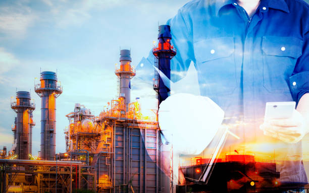istock Technician Engineer working in industrial factory 1057977636