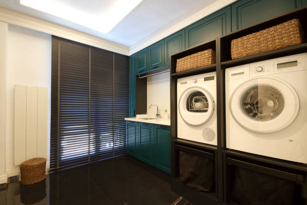 istock Washing Machines at the Utility Room 1057981700