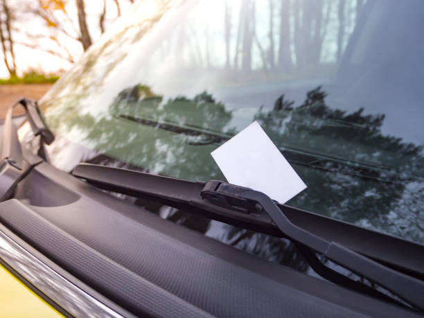 istock Business card and car. Car service concept. 1057985434
