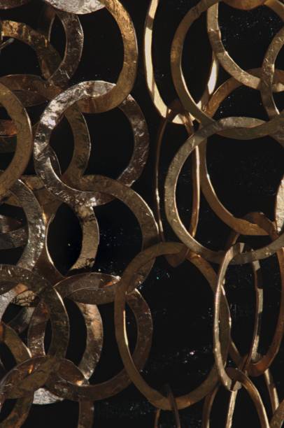 istock Hand-made necklaces on display in Florence, Tuscany 1057989940