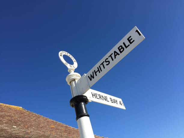 Whitstable sign Whitstable sign herne bay stock pictures, royalty-free photos & images
