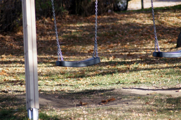 istock Abandoned children's play area outdoors 1057996996
