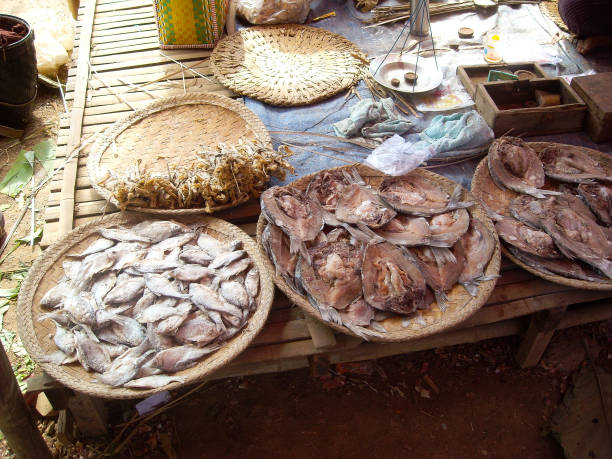 istock a market in burma is selling grain 1058000414