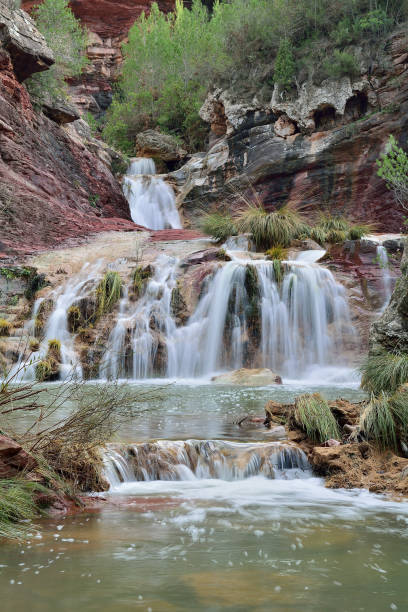 istock Waterfalls in Fuentes de Ayodar 1058001154