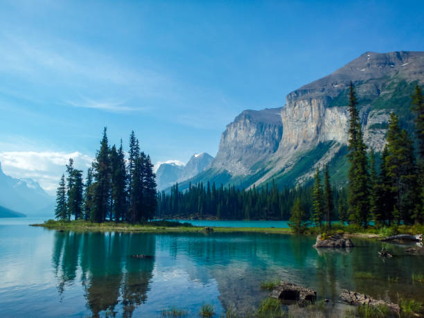 istock wonderful lake in the mountains with reflection 1058003896