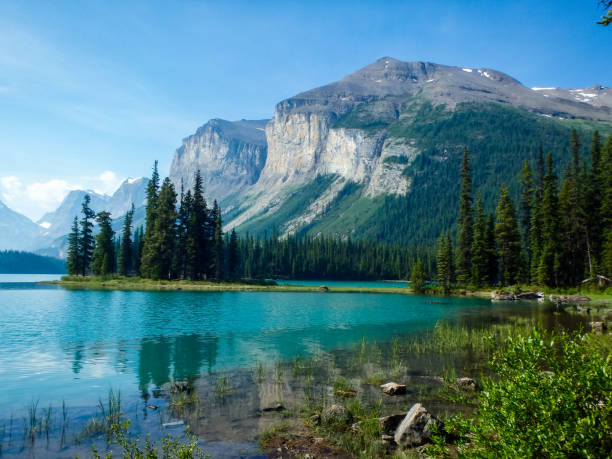 istock wonderful lake in the mountains with reflection 1058003904