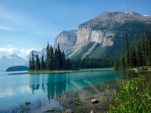 istock wonderful lake in the mountains with reflection 1058003908