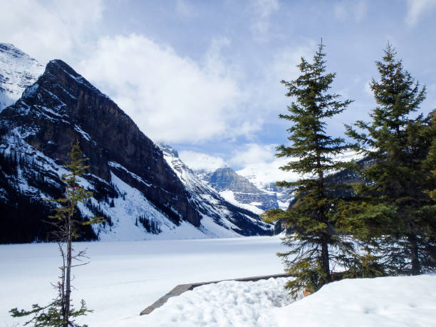 istock wintry at the top of the mountain 1058008198