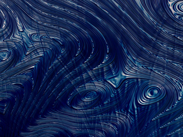 istock Dark Blue and White Abstract Fractal Background 1058013332