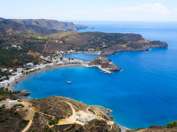 istock nice view to a bay with blue ocean 1058015900