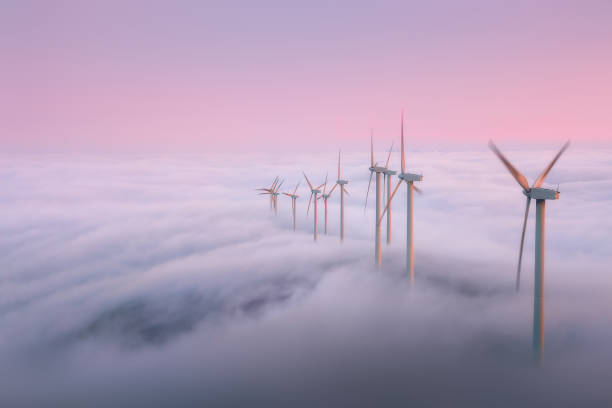 renewable energy with wind turbines