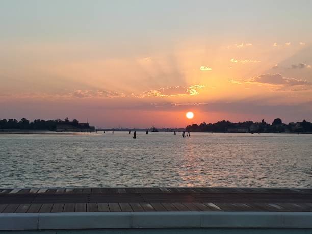 istock wonderful sunset in venice 1058019812