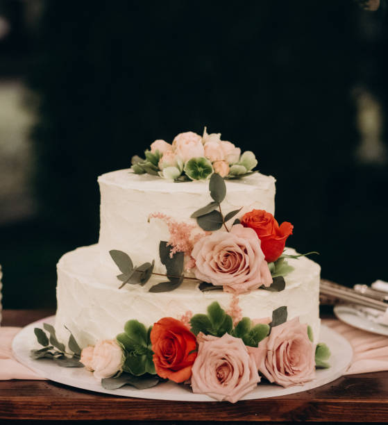 istock birthday cake decorated flowers celebration birthday wedding 1058020414