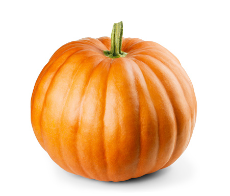 Pumpkin isolated on white background.
