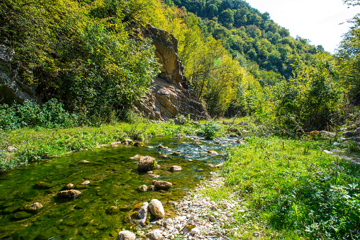 Mauntainn river Dag Banjica near Pirot, Serbia