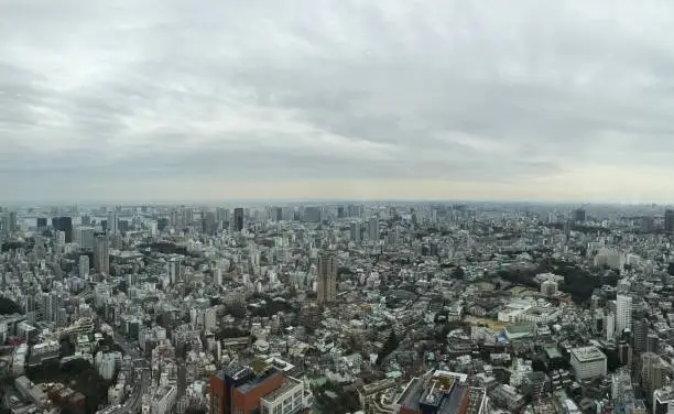 a cityscape shot in Tokyo