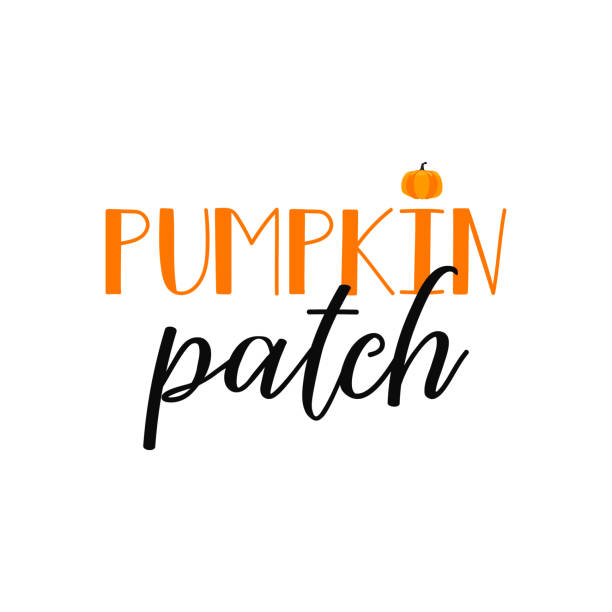パンプキン パッチ。レタリング。書道ベクトル イラスト。ハロウィーン - pumpkin patch点のイラスト素材／クリップアート素材／マンガ素材／アイコン素材