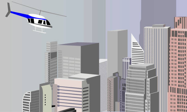 istock City panorama from the helicopter over skyscrapers 1058065238