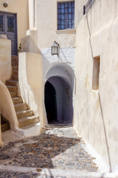 istock Narrow Greek streets 1058065674