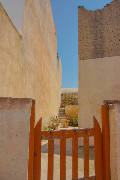 istock Narrow Greek streets 1058066028