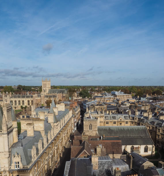istock Aerial view of Cambridge 1058117486