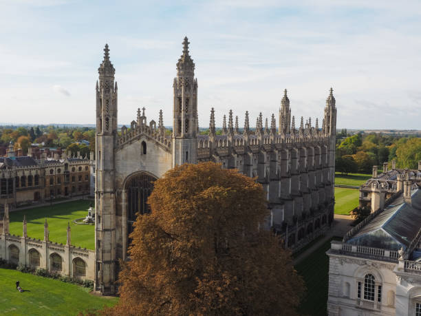 istock Aerial view of Cambridge 1058120290