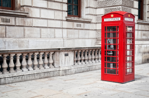 Caja de teléfono roja en Londres, photo