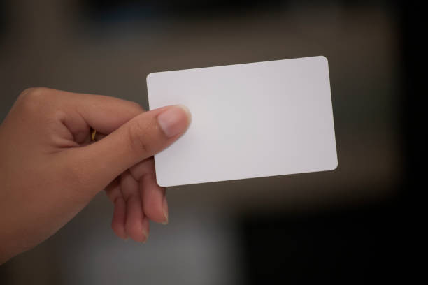 istock Blank Business Card. 1058138338