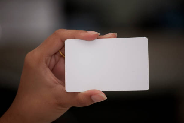 istock Blank Business Card. 1058138354