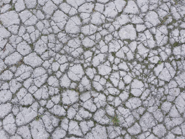 istock The texture of old asphalt with cracks. 1058138882