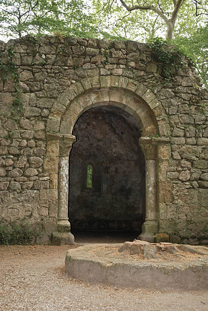 Sintra, Castle of the Moors stock photo